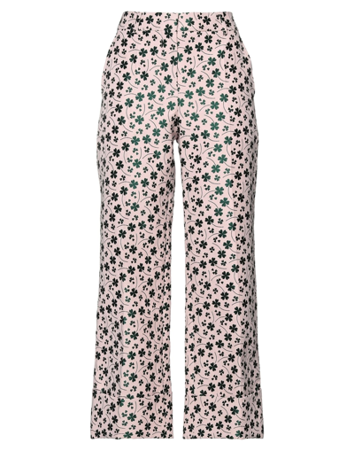 Boutique Moschino Woman Pants Pink Size 6 Polyester, Cotton