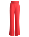 FRANKIE MORELLO FRANKIE MORELLO WOMAN PANTS RED SIZE 8 POLYESTER