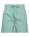 Pinko Woman Shorts & Bermuda Shorts Sage Green Size 2 Cotton, Polyamide, Elastane