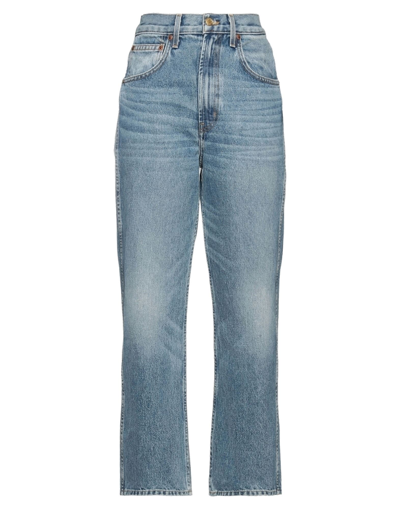 B Sides Arts Mid-rise Straight-leg Jeans In Blue