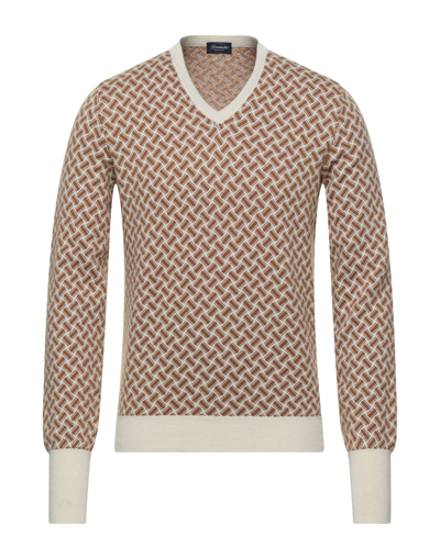 Drumohr Sweaters In Beige
