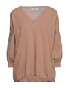Kangra Cashmere Sweaters In Camel