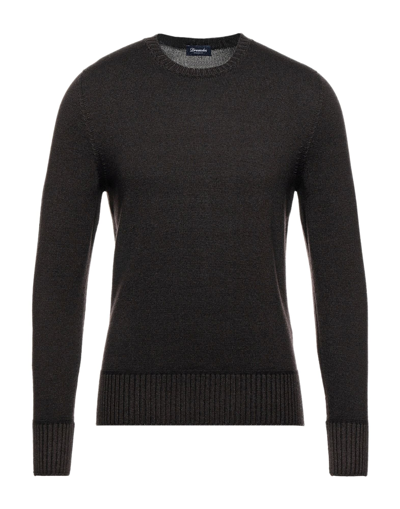 Drumohr Sweaters In Steel Grey