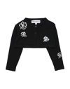 Simonetta Wrap Cardigans In Black