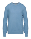 Gran Sasso Sweaters In Pastel Blue