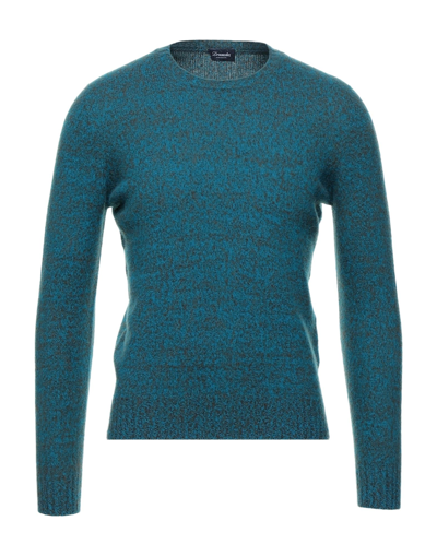 Drumohr Sweaters In Deep Jade