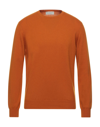Filippo De Laurentiis Sweaters In Orange