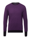Drumohr Sweaters In Deep Purple