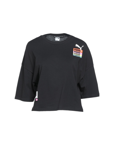 Puma T-shirts In Black