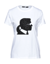 Karl Lagerfeld T-shirts In White