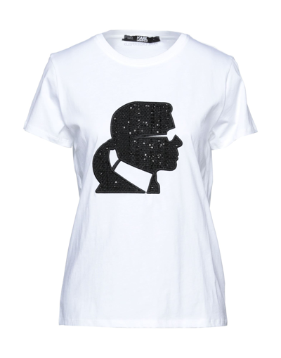 Karl Lagerfeld T-shirts In White