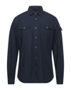 Woolrich Shirts In Dark Blue