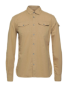 Woolrich Shirts In Sand