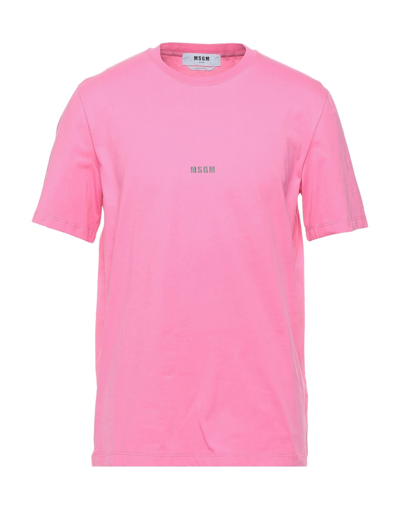 Msgm T-shirts In Pink
