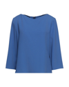 Emporio Armani Blouses In Azure