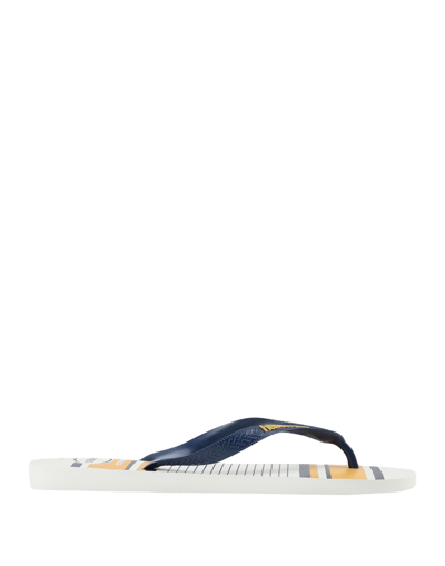 Havaianas Toe Strap Sandals In Blue