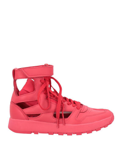 Maison Margiela Sneakers In Red