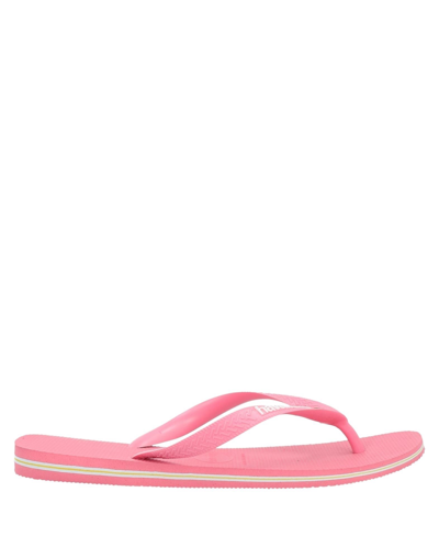 Havaianas Toe Strap Sandals In Pink