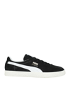 Puma Muenster Classic Man Sneakers Black Size 13 Soft Leather In Black