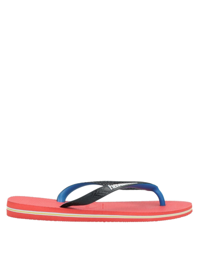 Havaianas Toe Strap Sandals In Black