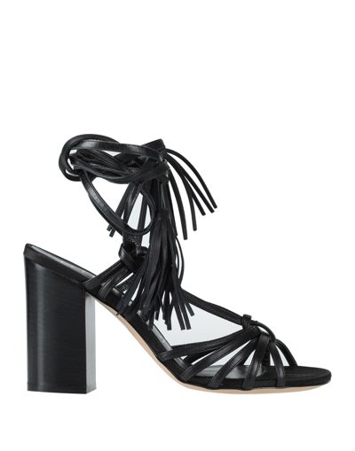 Lella Baldi Sandals In Black