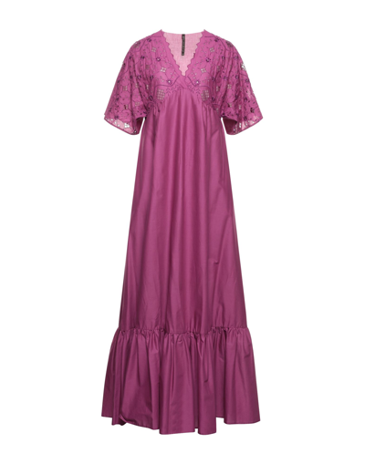 Manila Grace Long Dresses In Purple