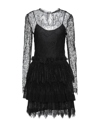 Ermanno Scervino Short Dresses In Black