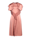 Cedric Charlier Midi Dresses In Pink