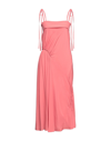Cedric Charlier Long Dresses In Pink