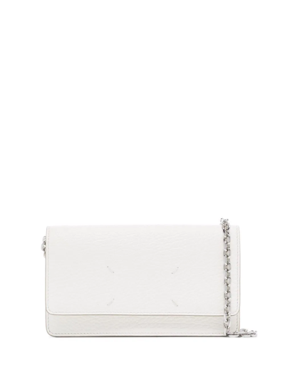 Maison Margiela Four-stitch Logo Mini Bag In Weiss