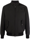 Baracuta G9 Harrington Cotton-blend Jacket In Black