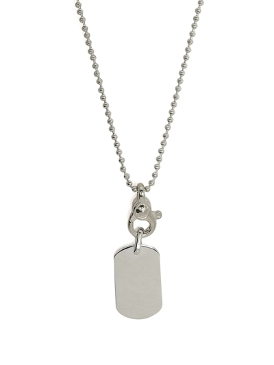 Martine Ali Dog-tag Necklace In Silver