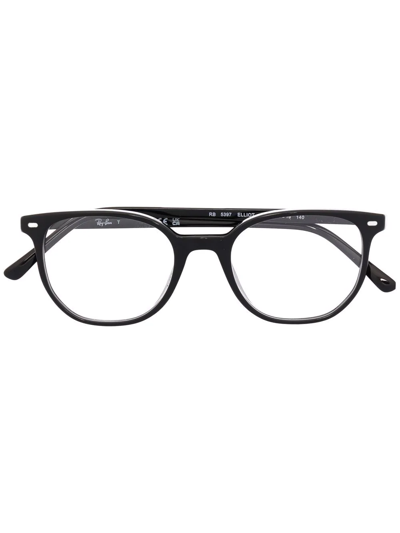 Ray Ban Rb5397 Square-frame Glasses In Black