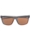 Oakley Leffingwell Rectangular-frame Sunglasses In Grau