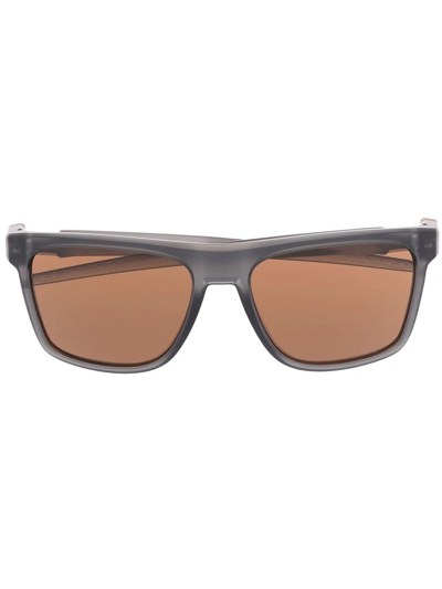 Oakley Leffingwell Rectangular-frame Sunglasses In Grau