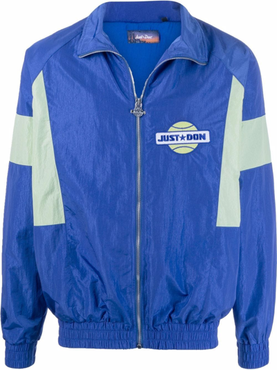 Just Don Blue Nylon Field Jacket