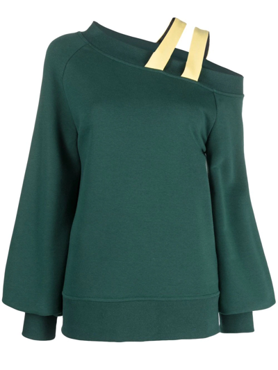 Atu Body Couture Double Strap Sweatshirt In Grün