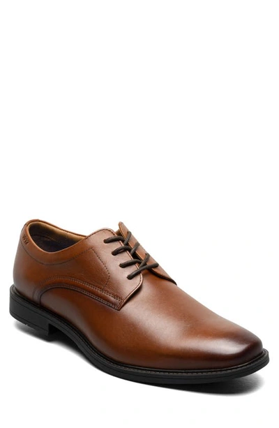 Nunn Bush Baxter Plain Toe Oxford In Cognac