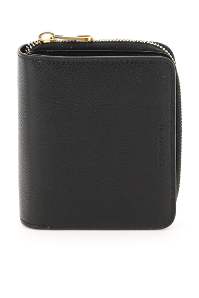 Il Bisonte Grained Leather Wallet In Black