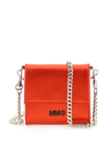 MM6 MAISON MARGIELA COATED CANVAS WALLET WITH CHAIN