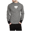 Maison Margiela Distressed High-neck Jumper In Grey