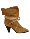Isabel Marant Woman Ankle Boots Tan Size 11 Soft Leather In Terracotta