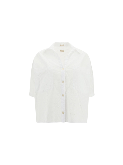 Massimo Alba Ceci Shirt In Bianco