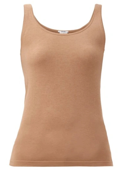 Wolford Ladies Latte Jamaika Sleeveless Top