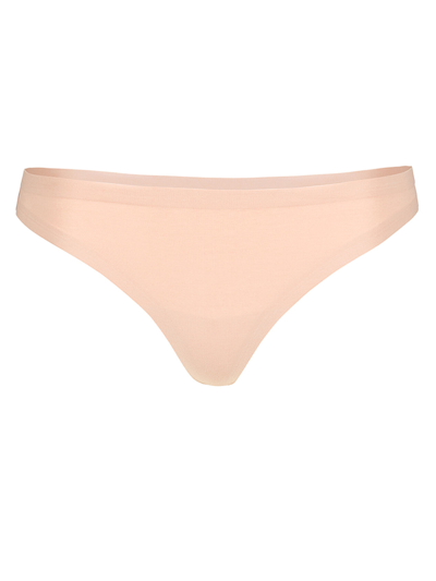 Wolford Ladies Slinky Cotton Contour String Panty In Rose Tan