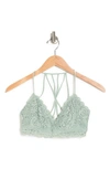Wishlist Strappy Bralette In D Aqua