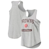 PROFILE CLEVELAND BROWNS HEATHERED GRAY PLUS SIZE TEAM RACERBACK TANK TOP