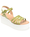 Journee Collection Women's Miragge Platform Sandal In Olive