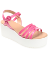 Journee Collection Women's Miragge Platform Sandal In Pink