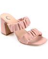 Journee Collection Women's Zoee Dress Sandals In Rose